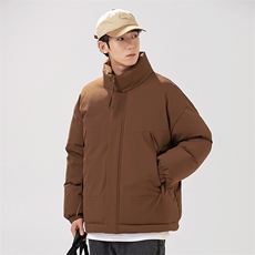 现货美式高街休闲夹克冬季立领纯色三防户外工装加厚棉服外套，男装夹克，电商A443