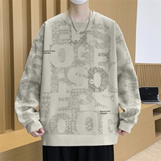 大码卫衣春秋潮流印花卫衣男宽松休闲W9906，男装卫衣，星座1107-1