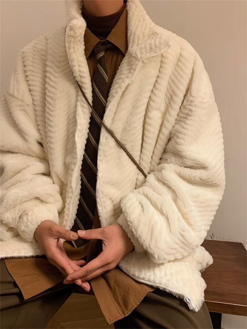 羊羔毛外套男冬季加绒加厚棉衣棉服男冬装保暖潮牌棉袄M7765-p89,男装棉衣,星座1008-1