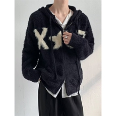 ins慵懒日系新款开衫毛衣百搭简约文艺原宿M819-P55，男装针织衫/毛衣，星座1109-4