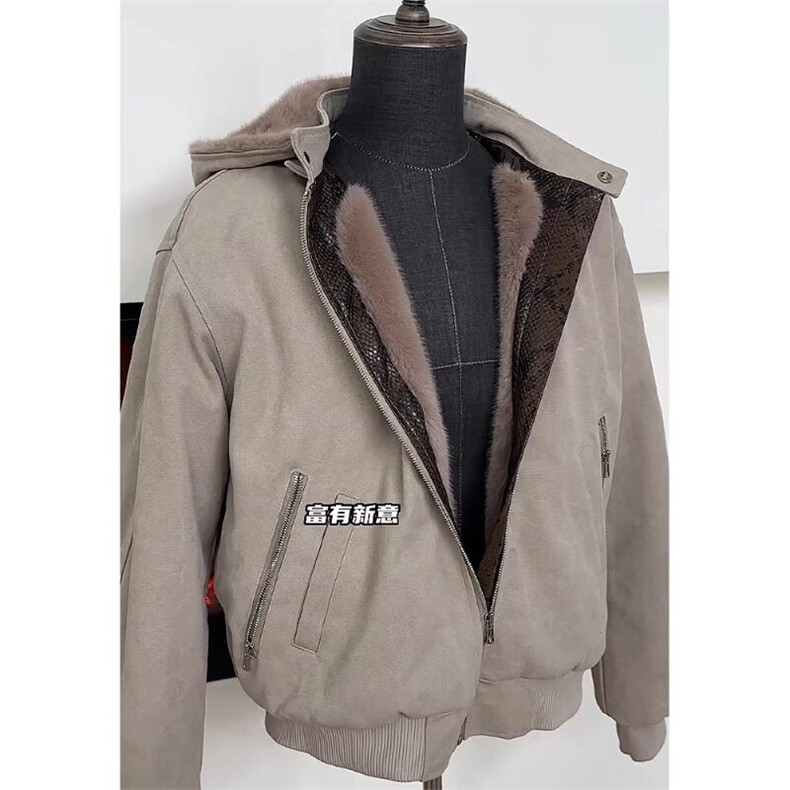【有货】蛇年限定座山雕毛绒夹克棉服外套MY9086特P182,男装夹克,星座908-1
