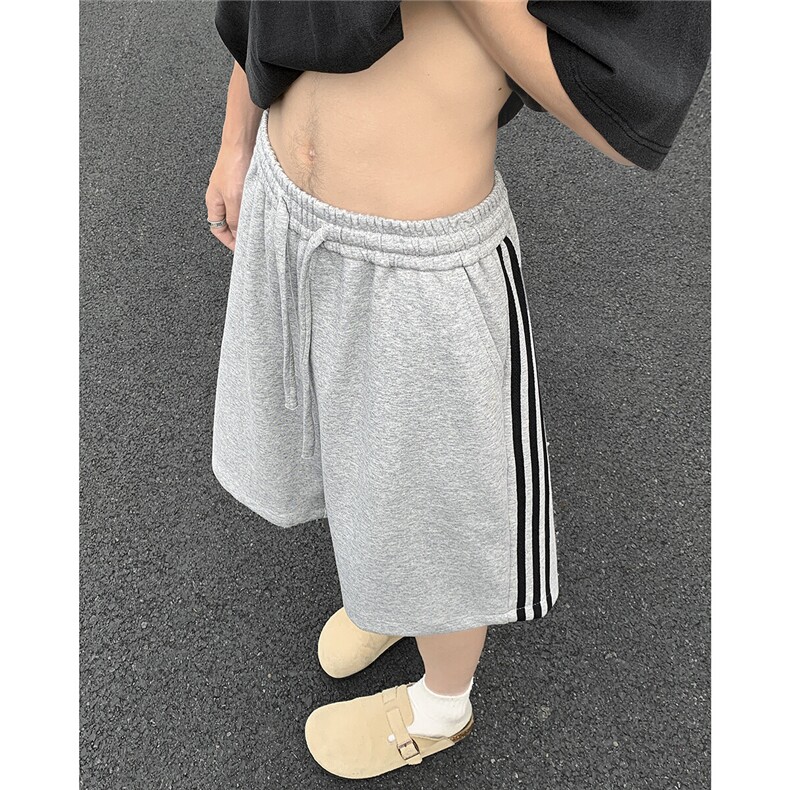 男士华棉针织三条杠运动短裤A367DK55P35控58,男装牛仔裤,电商A367