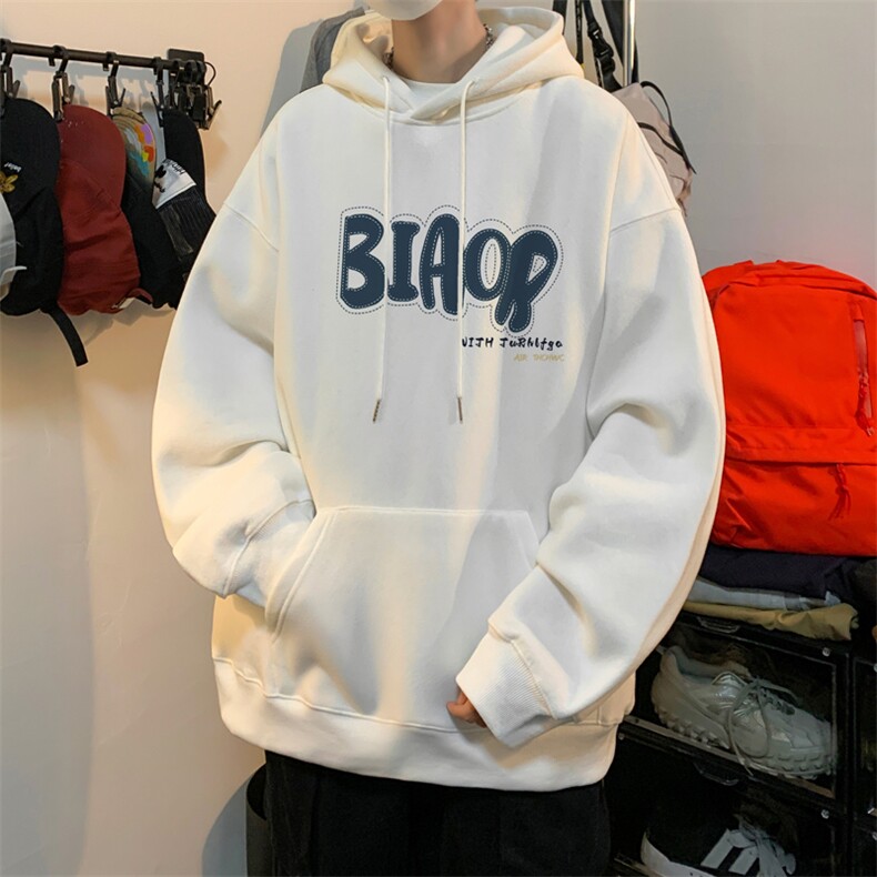 ！连帽圆领卫衣男装港风帽衫男 LM124-P35图片
