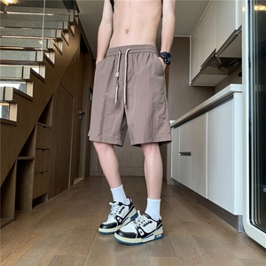 夏季薄款速干五分休闲短裤 DK058模特酒店 锦纶(S-2XL)TP22图片