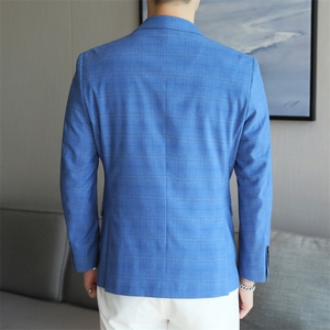 26做货-男士休闲西装修身韩版西服外套小西装上衣DX6929P165图片