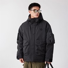 新标80重磅冬季工装羽绒服保暖潮外套冲锋衣A436-973-特P198，男装夹克，电商A436