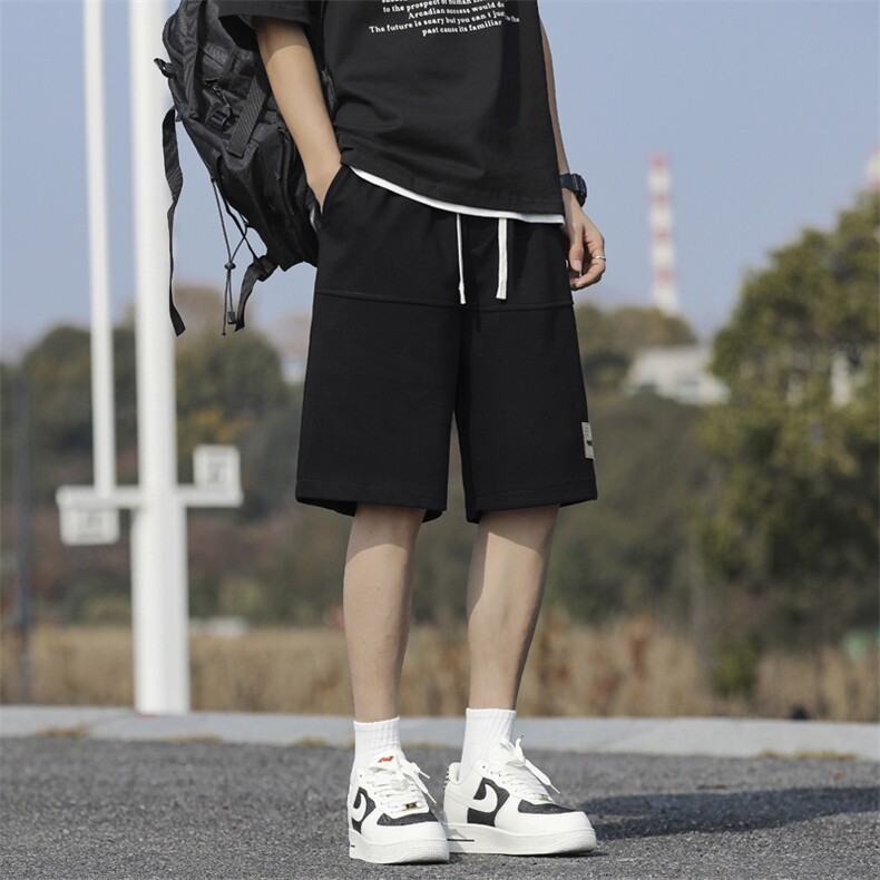夏季薄款休闲运动服痞帅短裤美式高街直筒宽松XD1721特批29,男装牛仔裤,星座718