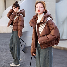 羽绒服女短款冬季2023新款今年流行小个子加厚90白鸭绒外套现货!，女装羽绒服，一安秀