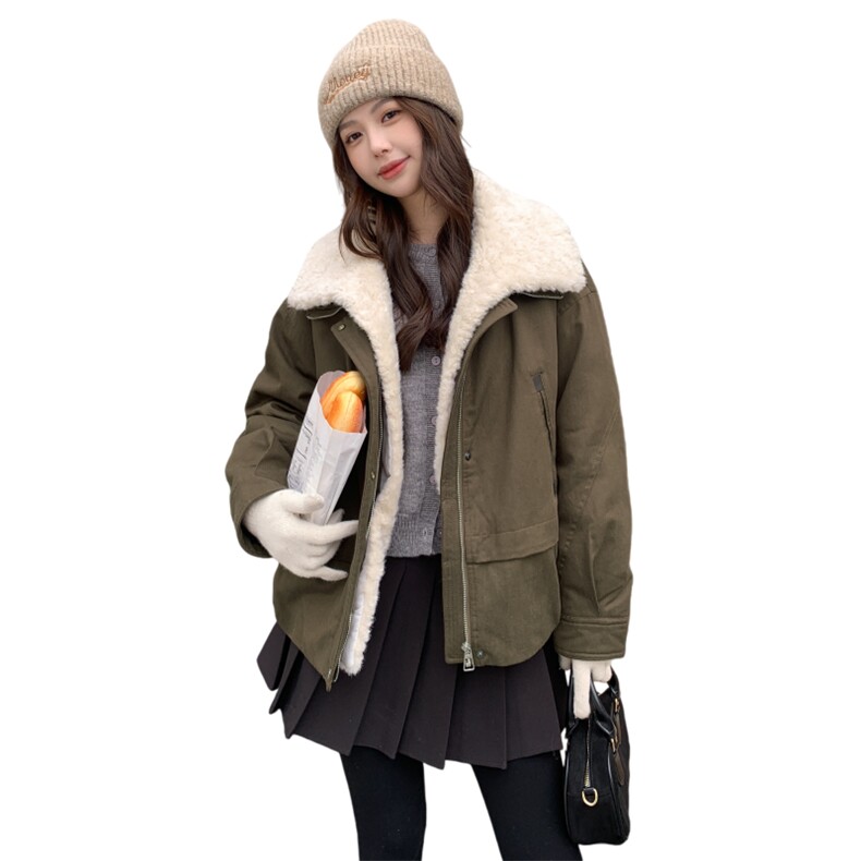 【档口现货】毛领可脱卸石墨烯蓄热内胆云绒服C233-823-P190-K289,女装棉衣/棉服,2C233