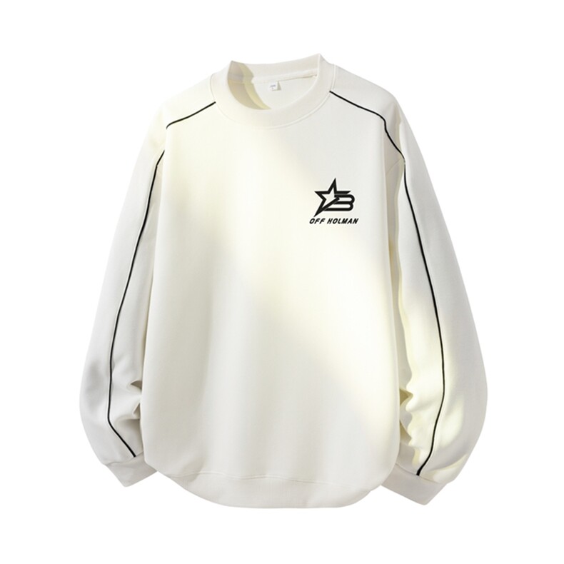 得物供货、复合重磅420克现货圆领卫衣宽松HD019-1-YLT25159-P35,男装卫衣,电商019-1