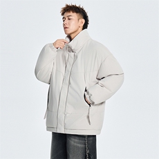 现货美式高街休闲夹克冬季立领纯色三防户外工装加厚棉服外套，男装夹克，电商A486