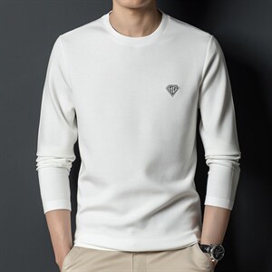 2023冬季新款男长袖休闲上衣中年男装圆领厚款卫衣YYK56-P120,男装卫衣,电商B212（原钱塘6029）