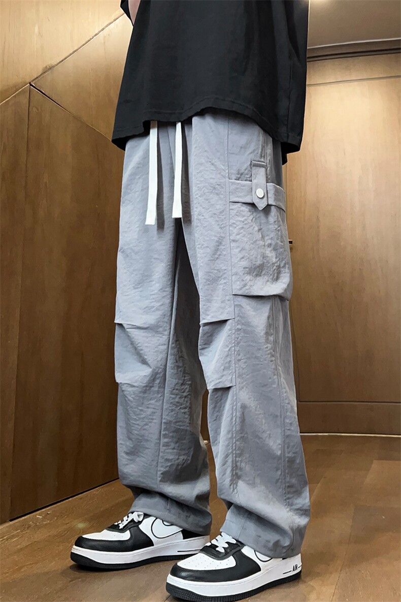 潮流宽松休闲裤高街潮牌长裤A161-K515-P40,男装休闲裤,电商A161