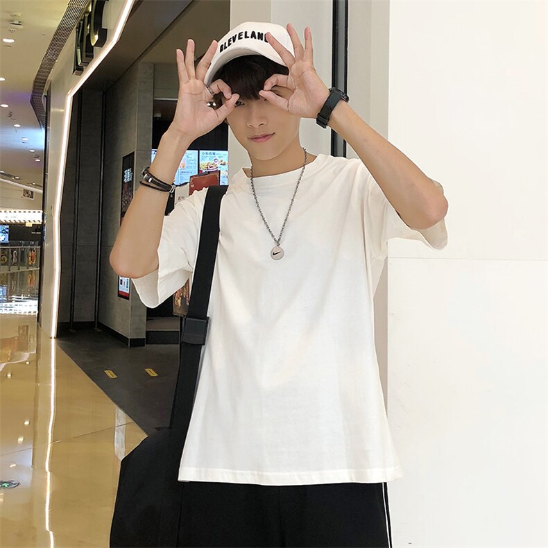 2021夏季新款港风潮流韩版宽松情侣字母印花男装短袖T恤T82-P30,男装T恤,电商A009A（原A058A）