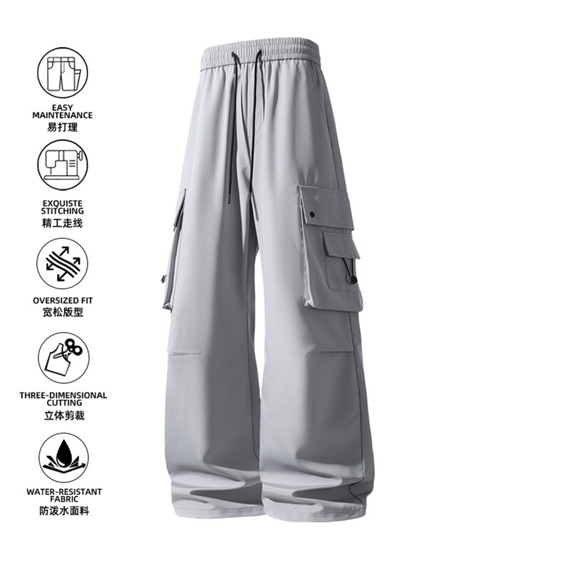 工装裤秋季新款2025男款冲锋裤登山运动速干裤Z6908-P40图片