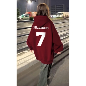 C0234-P55 24新款秋冬上衣外套印花连帽卫衣男女同款情侣图片