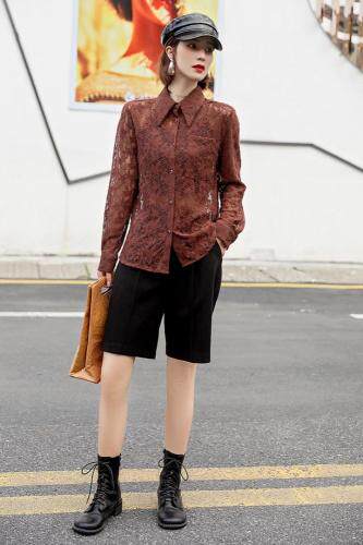 春款衬衣，其它，欧pai