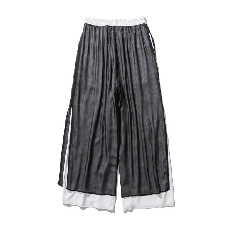 夏季大码宽松直筒阔腿双层汉服棉麻裤情侣裙裤潮古风汉服K61/P95,男装休闲裤,钱塘713