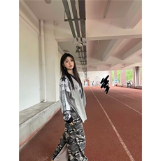 美式复古运动球衣长袖T恤男女宽松拼接字母印花网眼透气街舞衣服，女装T恤，星座506A