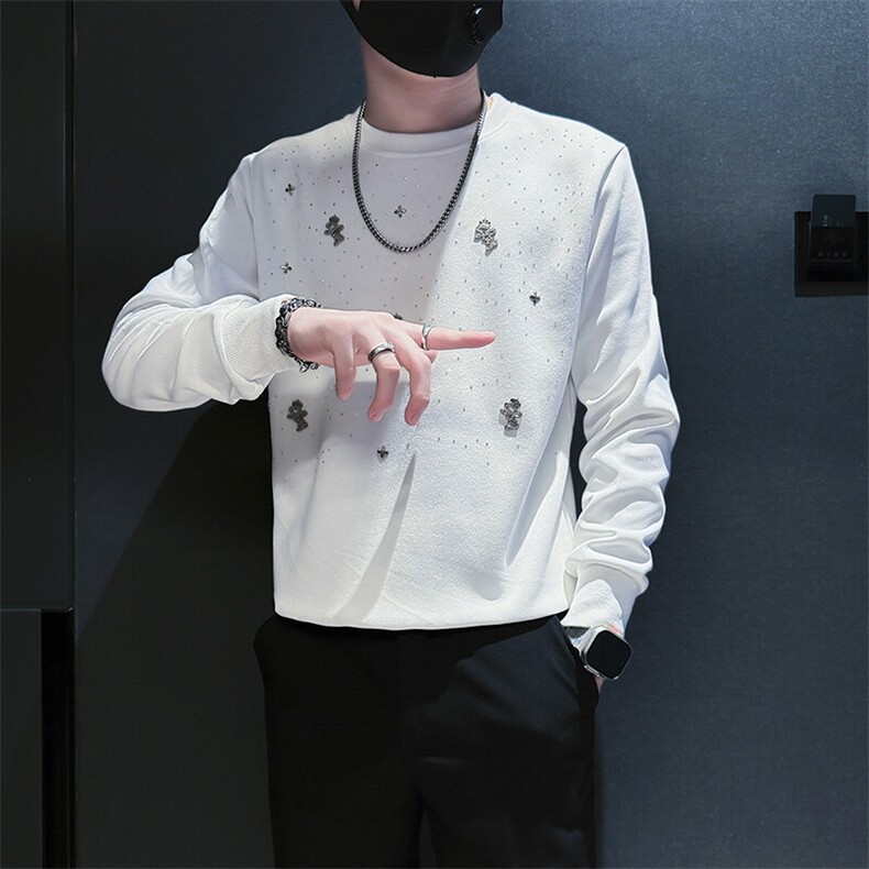 痞帅炸街高级感男士套头卫衣外套社会小伙店主风301C-WY47P58控78,男装卫衣,星座301C（原B323）