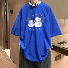 华夫格t恤男短袖男大码五分袖HT73439-P22，男装T恤，电商A040