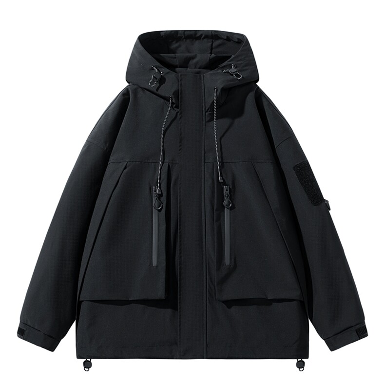 春款现货三防户外夹克男连帽冲锋衣外套DSA157B-J127-P65,男装夹克,电商A157B