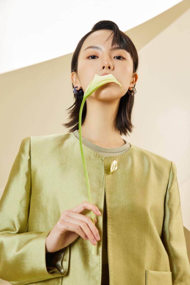 【现货】春季新品拱针缎面外套，其它，Designer concept