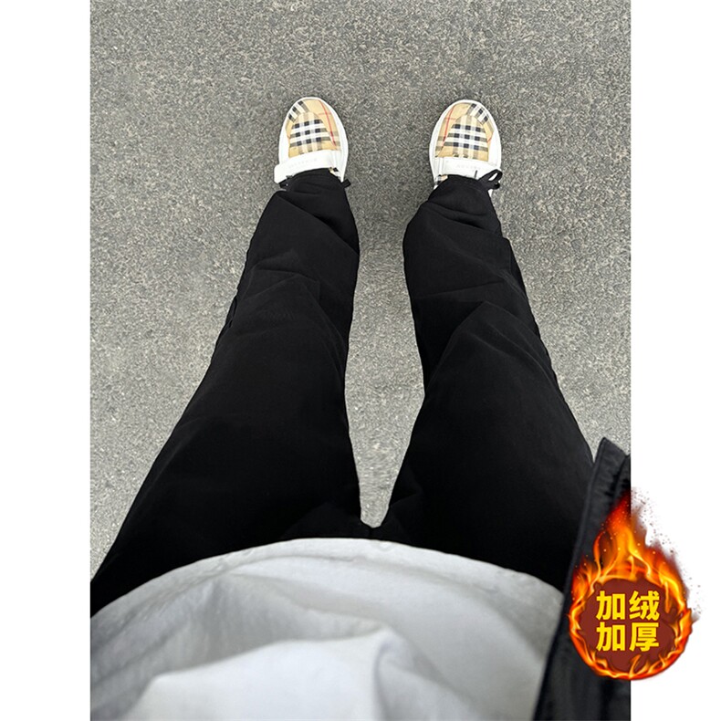 B221 美式ins高街加绒加厚牛仔裤 LK23010-P60 控78 加绒P70 控98图片