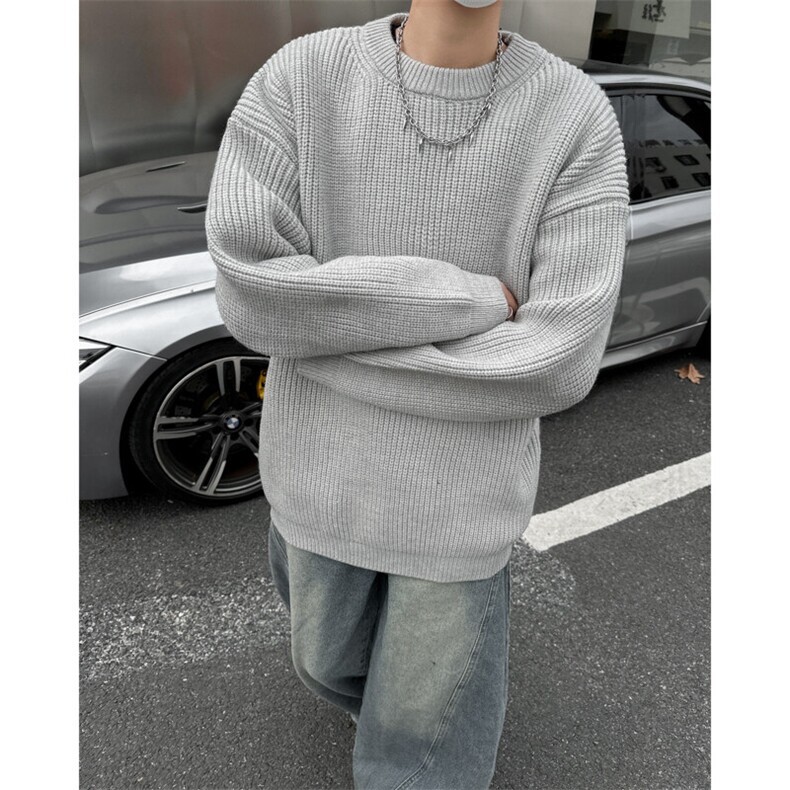 美式复古cleanfit毛衣男冬季圆领套头内搭打底针织衫潮MY0501-P60,男装针织衫/毛衣,星座308B-2