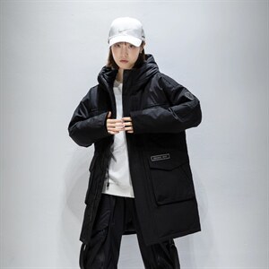 日系新款连帽情侣中长款外套学生白鸭绒羽绒服潮牌男R2020P150，男装羽绒服，星座301D-5(原星座1415）