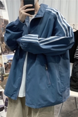 JK2005/P45秋装现货男士开衫宽松立领夹克男棒球服大码外套男，男装夹克，电商A141