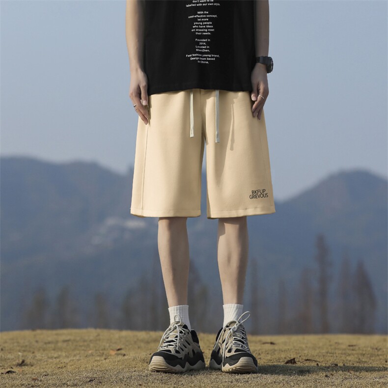 休闲短裤男直筒宽松韩版潮流潮牌五分裤子XD1713特批29,男装牛仔裤,星座718