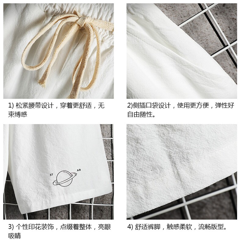 YD33238-P25亚麻短裤男大码棉麻五分裤男中裤沙滩裤网格挂拍,男装休闲裤,电商A040A