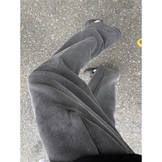 美式重磅弯刀卫裤男冬季美式加绒加厚休闲长裤LB544-P48加绒58，男装休闲裤，星座1008