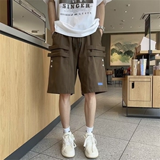 五分裤中腰男夏季运动裤直筒宽松型微弹时尚潮牌休闲裤JK41-P35，男装休闲裤，星座1109-3