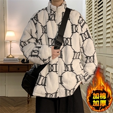 MM3131J/P100冬季毛毛棉衣男女棉服毛绒加棉加厚男外套棉袄，男装棉衣，电商A141