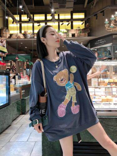 【秋款卫衣】彩绘小熊，，女装卫衣/绒衫，一杭