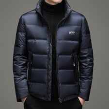 2023冬季新款商务休闲男士立领中青年外套羽绒服SNNYR16906-P295图片