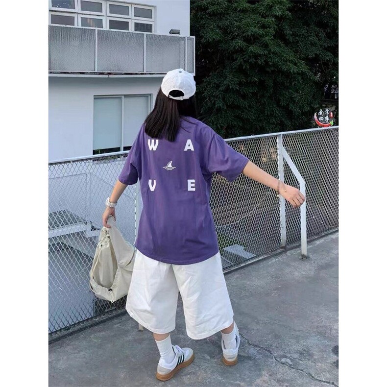 纯色休闲短裤2025夏季新款宽松百搭阔腿七分裤-NZ33-网络图,男装牛仔裤,星座1002-2