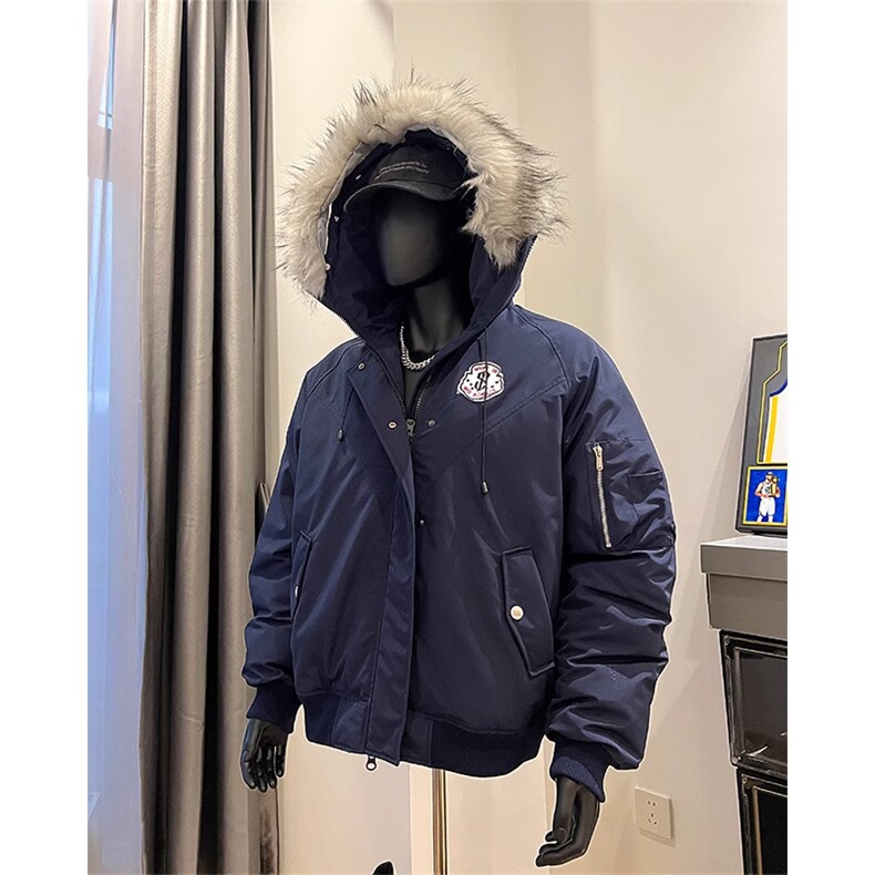 毛领派克服棉衣冬季情侣保暖棉服外套XZ514-2-MY006-P118,男装棉衣,星座514-2(原B239)