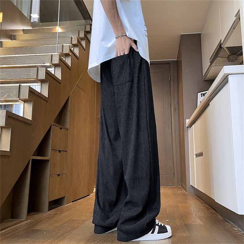 冰丝透气裤子男2025夏季新款肌理感冰丝裤子男休闲裤GB4536-P35,男装休闲裤,星座302B