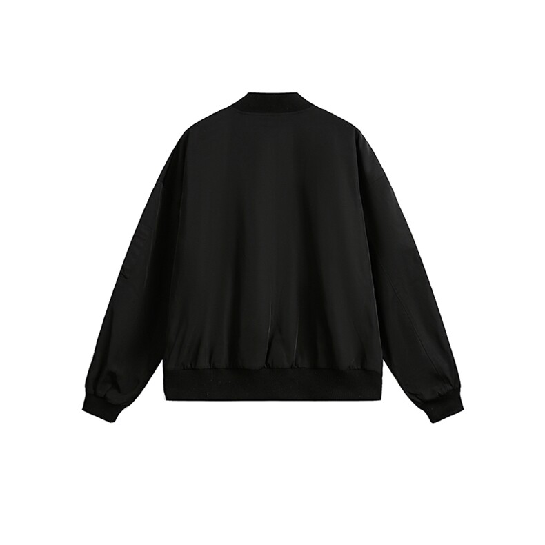 特P75无差价新款时尚美式复古春飞行服外套HJ5752-日系白底,女装短外套,电商A003