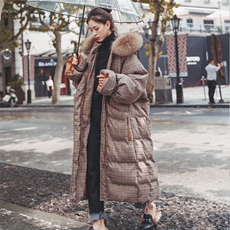 主推款棉衣格子大棉衣8605-7202，女装棉衣/棉服，浙宝225