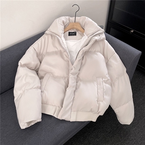 短款棉服男款冬季加厚保暖衣服男女2025新款韩版痞帅宽松棉衣外套图片