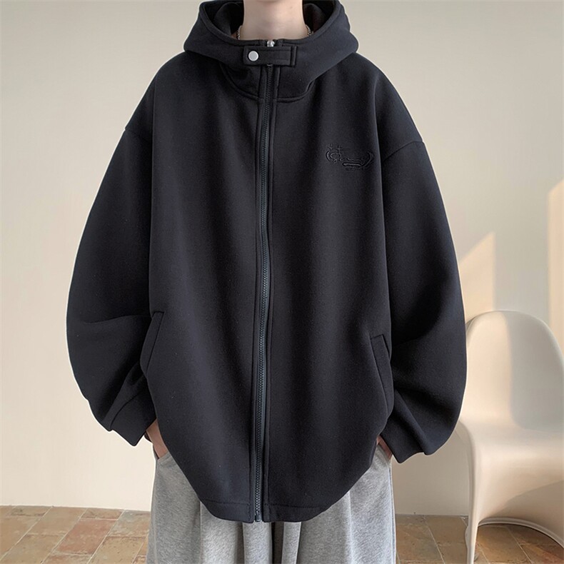 现货D232-WT116-P88控108自制款高克重刺绣加绒加厚外套班服65棉,女装短外套,电商D232