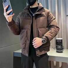 新款休闲棉服男秋冬反季连帽潮流短款加厚保暖休闲外套TT617P82，男装棉衣，星座1013-5