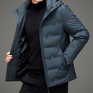 BAMJ-6091钱塘2020-2冬季厚款中年男士商务休闲简约羽绒服P205图片