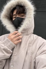 cleanfit座山雕二代痞帅棉服男女款秋冬宽松加厚毛领外套美式棉衣，男装棉衣，电商B371