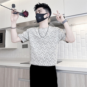 短袖T恤男网红痞帅炸街半袖衣服社会小伙301C-DT81-P48控68