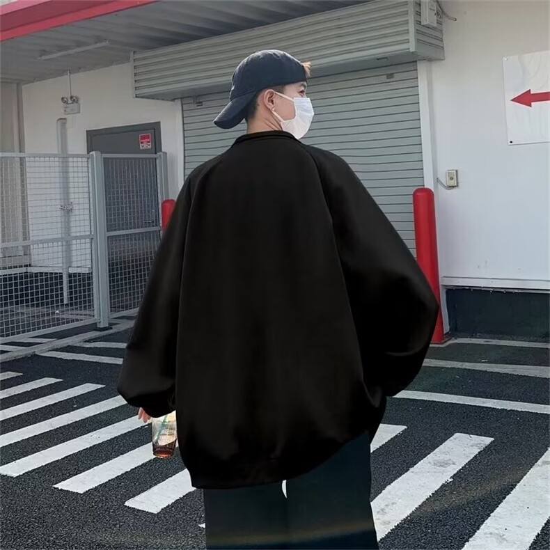 秋冬季新款韩版宽松男士卫衣外套立领休闲运动上衣男装W176/P70,女装短外套,星座506
